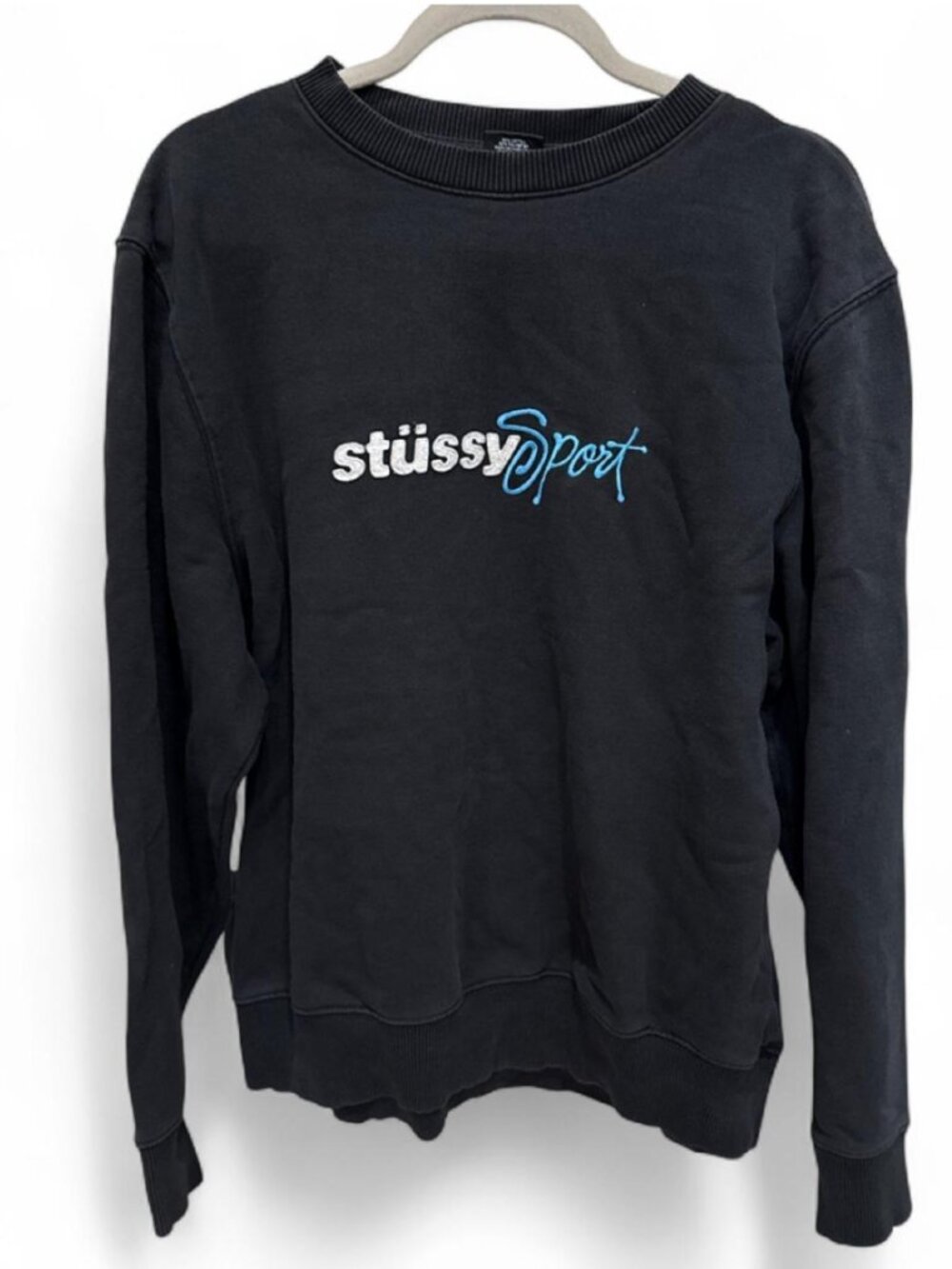 Stüssy Men's Black Sweatshirt / Crewneck Size Medium